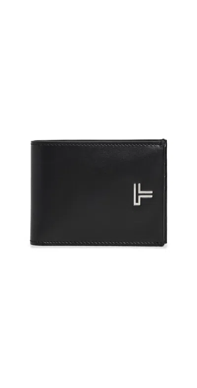 Tumi Double Billfold Wallet Black Noir