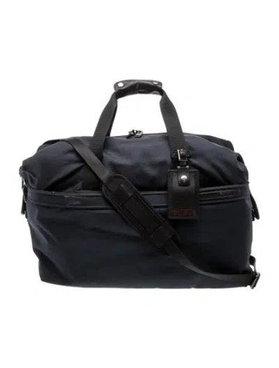 Pre-owned Tumi Duffle Bag In Black/blue