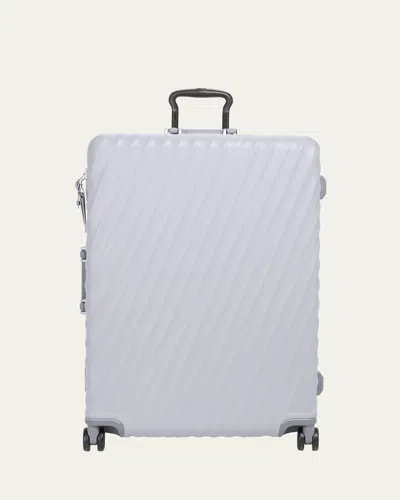 Tumi Extended Trip 4-wheel Packing Case In Pearl Grey Texture