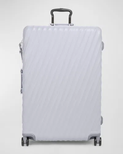 Tumi Extended Trip 4-wheel Packing Case In Pearl Grey Texture