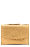 Tumi Flap Card Case In Gold