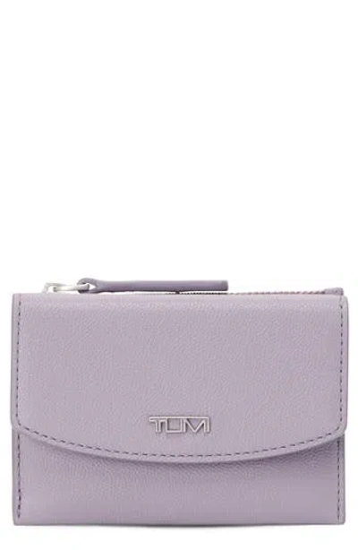 Tumi Flap Card Case In Purple