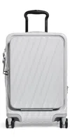 Tumi Front Access Expandable Carry On Suitcase Salt In Salt