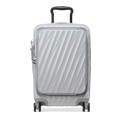 Tumi Front Access Expandable Wheeled Carry On Suitcase In Silver