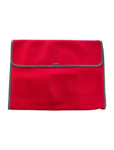 Pre-owned Tumi Garment Folder In Red