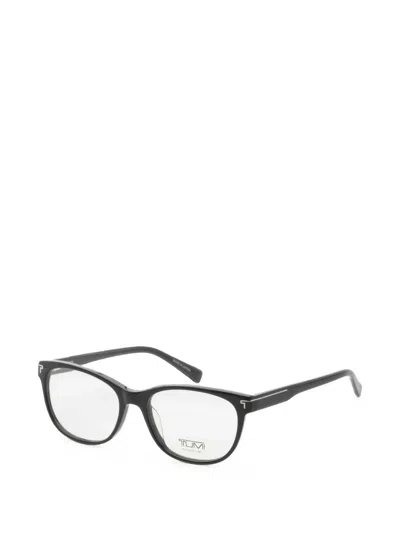 Tumi Geometric-frame Glasses In Black