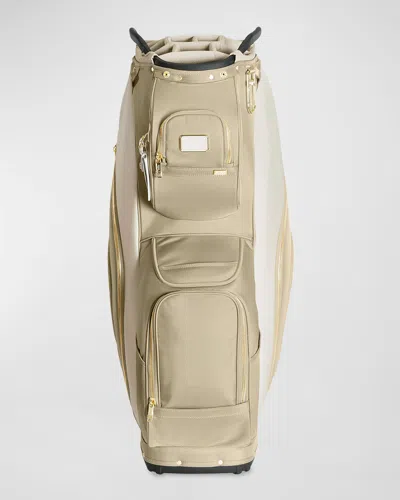 Tumi Golf Cart Bag In Off White/tan