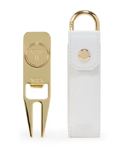 Tumi Golf Divot Tool In Gold