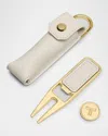 Tumi Golf Divot Tool In Gold
