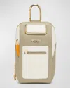 Tumi Golf Pouch With Tees In Off White/tan