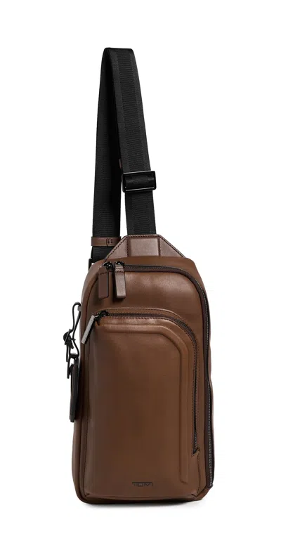 Tumi Gregory Sling Bag Cognac Bombe
