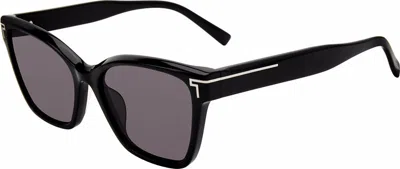 Tumi Grey Butterfly Ladies Sunglasses Stu512 0bla 56 In Black