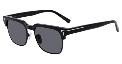 Tumi Grey Square Men's Sunglasses Stu514 0bla 53 In Black