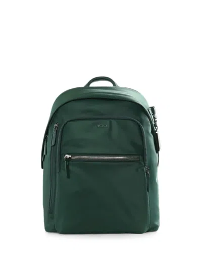 Tumi Halsey Logo-plaque Zip-fastening Backpack In Green