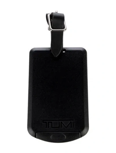 Pre-owned Tumi Hardshell Luggage Tag In Black