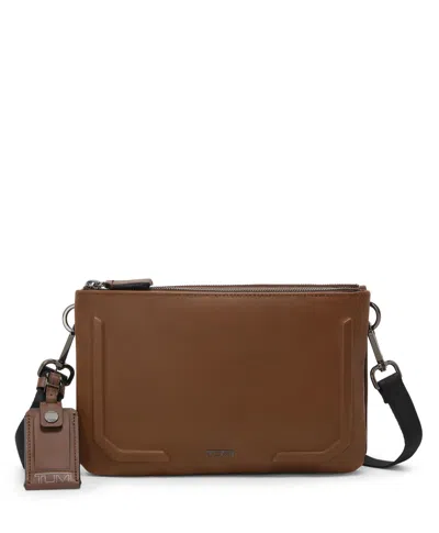 Tumi Harrison Bardin Clutch In Cognac Bombe