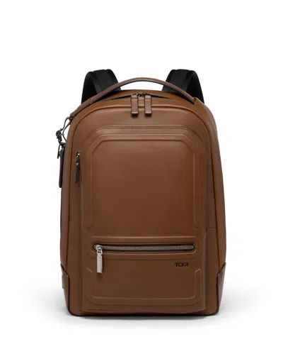 Tumi Harrison Bradner Backpack In Cognac Bombe