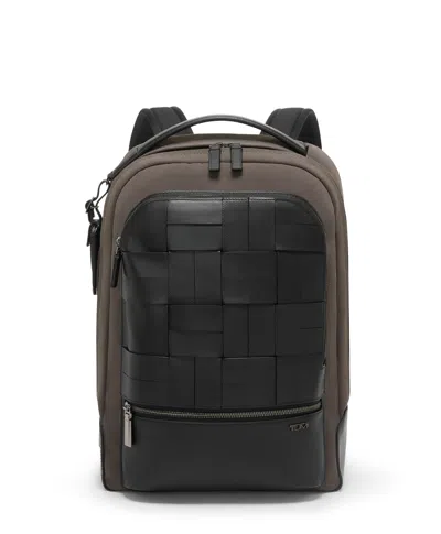 Tumi Harrison Bradner Backpack In Taupe/black Woven