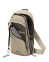 Tumi Harrison Gregory Leather Sling Bag In Limestone