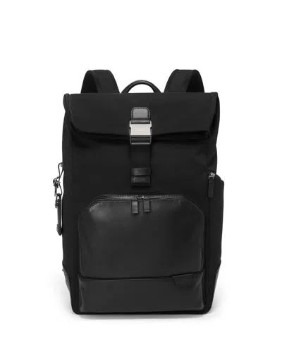 Tumi Harrison Osborn Roll Top Backpack In Black/black