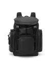 Tumi Harrison Small Griffen Flap Backpack In Black Bombe