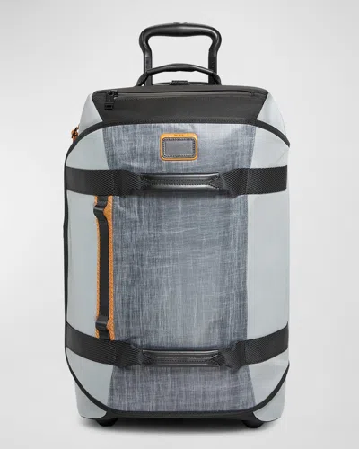 Tumi International 2 Wheeled Duffel Backpack Carry-on In Steel