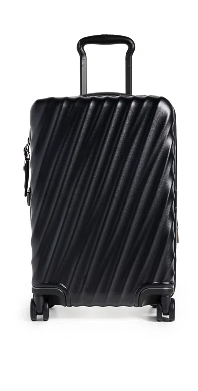 Tumi International Expandable 4 Wheel Carry On Suitcase Black Texture