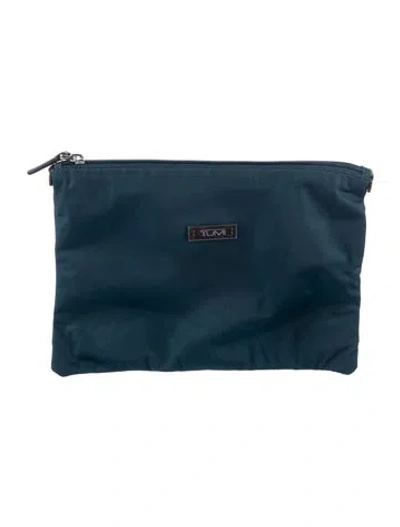 Pre-owned Tumi Just In Case Cosmetic Bag In Blue