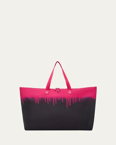 TUMI JUST IN CASE DRIPPED-PRINT TOTE BAG