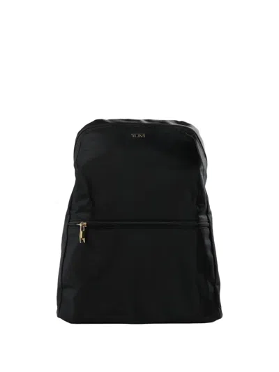 Tumi Just In Case Logo-plaque Zip-fastening Backpack In Black
