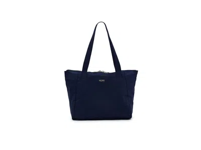 Tumi Just In Case Small Tote Tote Handbags Indigo/light Gold: One Size In Blue