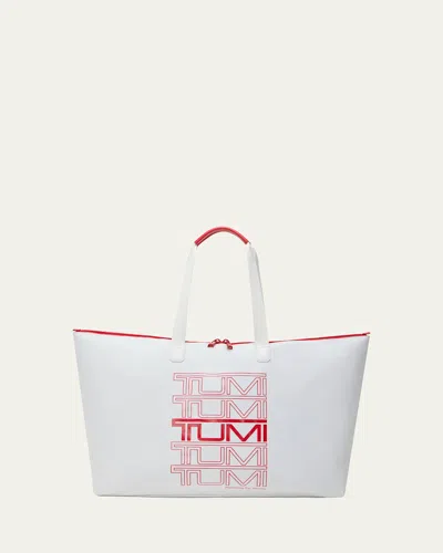 Tumi Just In Case Thank You-print Tote Bag In Multi