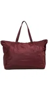 Tumi Just In Case Tote Wine In Burgundy