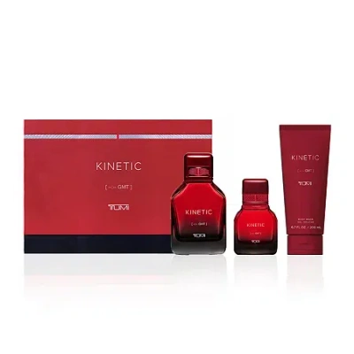 TUMI KINETIC [--:-- GMT] EAU DE PARFUM 3-PC GIFT SET 3.4 OZ ($230 VALUE)