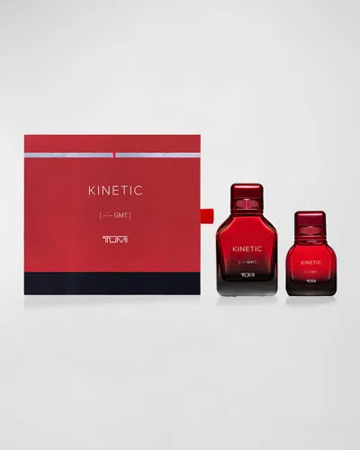 Tumi Kinetic [-:- Gmt]  For Men 6.8 Oz. Eau De Parfum Gift Set In White