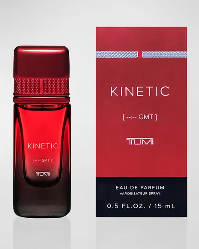 Tumi Kinetic [-:- Gmt]  For Men Eau De Parfum, 0.5 Oz. In White