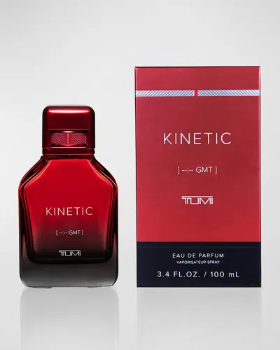 Tumi Kinetic [-:- Gmt]  For Men Eau De Parfum Spray, 3.4 Oz. In White
