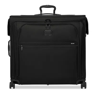 Tumi Large Checked Wheeled Garment Bag In Black