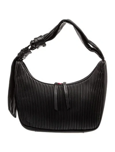 Pre-owned Tumi Leather Asra Shoulder Bag Small In Black