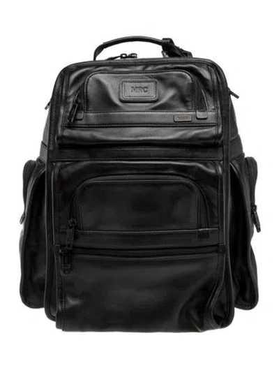 Pre-owned Tumi Leather Backpack In Black