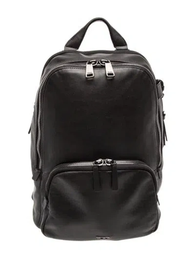 Pre-owned Tumi Leather Backpack In Black