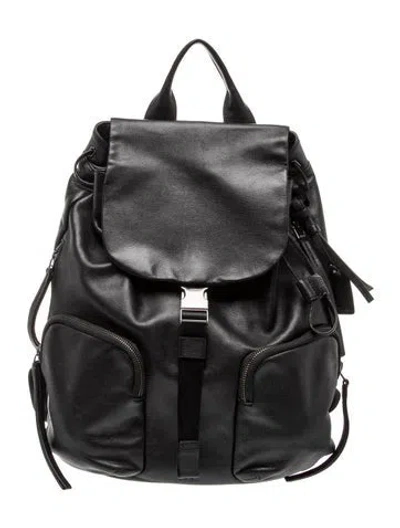 Pre-owned Tumi Leather Backpack In Black