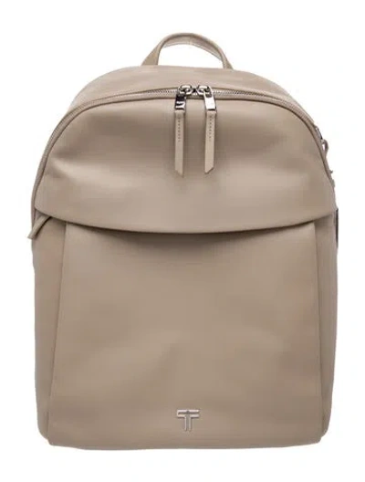 Pre-owned Tumi Leather Backpack In Neutral