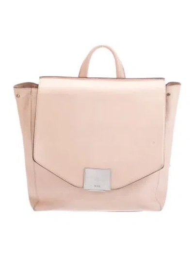 Pre-owned Tumi Leather Backpack In Pink
