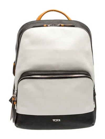 Pre-owned Tumi Leather Backpack W/ Tags In Multicolor