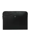 Tumi Leather Belden Laptop Sleeve In Black
