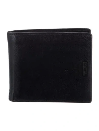 Pre-owned Tumi Leather Bifold Wallet In Black