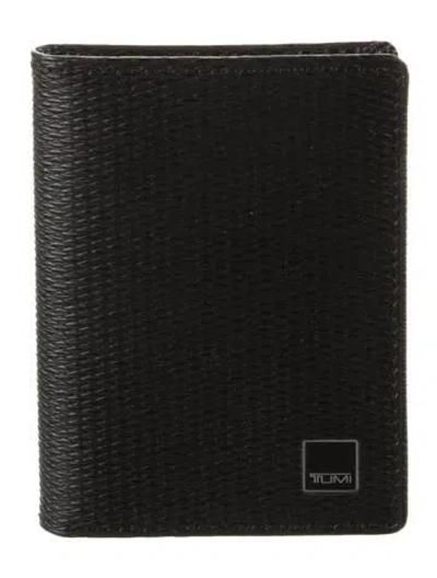 Pre-owned Tumi Leather Bifold Wallet In Black
