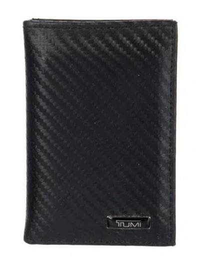 Pre-owned Tumi Leather Bifold Wallet In Gray