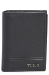 Tumi Leather Card Case In Black